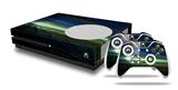 WraptorSkinz Decal Skin Wrap Set works with 2016 and newer XBOX One S Console and 2 Controllers Sunrise