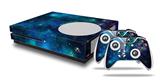 WraptorSkinz Decal Skin Wrap Set works with 2016 and newer XBOX One S Console and 2 Controllers Nebula 0003