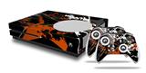 WraptorSkinz Decal Skin Wrap Set works with 2016 and newer XBOX One S Console and 2 Controllers Baja 0003 Burnt Orange