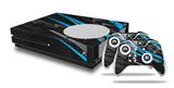 WraptorSkinz Decal Skin Wrap Set works with 2016 and newer XBOX One S Console and 2 Controllers Baja 0014 Blue Medium