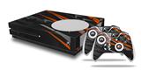 WraptorSkinz Decal Skin Wrap Set works with 2016 and newer XBOX One S Console and 2 Controllers Baja 0014 Burnt Orange