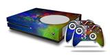 WraptorSkinz Decal Skin Wrap Set works with 2016 and newer XBOX One S Console and 2 Controllers Fireworks