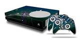 WraptorSkinz Decal Skin Wrap Set works with 2016 and newer XBOX One S Console and 2 Controllers Oceanic