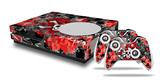 WraptorSkinz Decal Skin Wrap Set works with 2016 and newer XBOX One S Console and 2 Controllers Emo Skull Bones