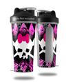 Decal Style Skin Wrap works with Blender Bottle 28oz Pink Diamond Skull (BOTTLE NOT INCLUDED)