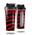 Decal Style Skin Wrap works with Blender Bottle 28oz Zebra Red (BOTTLE NOT INCLUDED)