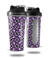 Decal Style Skin Wrap works with Blender Bottle 28oz Splatter Girly Skull Purple (BOTTLE NOT INCLUDED)