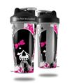 Decal Style Skin Wrap works with Blender Bottle 28oz Scene Kid Girl Skull (BOTTLE NOT INCLUDED)