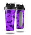 Decal Style Skin Wrap works with Blender Bottle 28oz Deathrock Bats Purple (BOTTLE NOT INCLUDED)