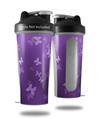 Decal Style Skin Wrap works with Blender Bottle 28oz Bokeh Butterflies Purple (BOTTLE NOT INCLUDED)