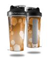 Decal Style Skin Wrap works with Blender Bottle 28oz Bokeh Hex Orange (BOTTLE NOT INCLUDED)