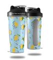 Decal Style Skin Wrap works with Blender Bottle 28oz Lemon Blue (BOTTLE NOT INCLUDED)