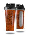 Decal Style Skin Wrap works with Blender Bottle 28oz Folder Doodles Burnt Orange (BOTTLE NOT INCLUDED)