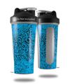 Decal Style Skin Wrap works with Blender Bottle 28oz Folder Doodles Blue Medium (BOTTLE NOT INCLUDED)