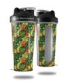 Decal Style Skin Wrap works with Blender Bottle 28oz Famingos and Flowers Sage Green (BOTTLE NOT INCLUDED)