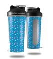 Decal Style Skin Wrap works with Blender Bottle 28oz Seahorses and Shells Blue Medium (BOTTLE NOT INCLUDED)