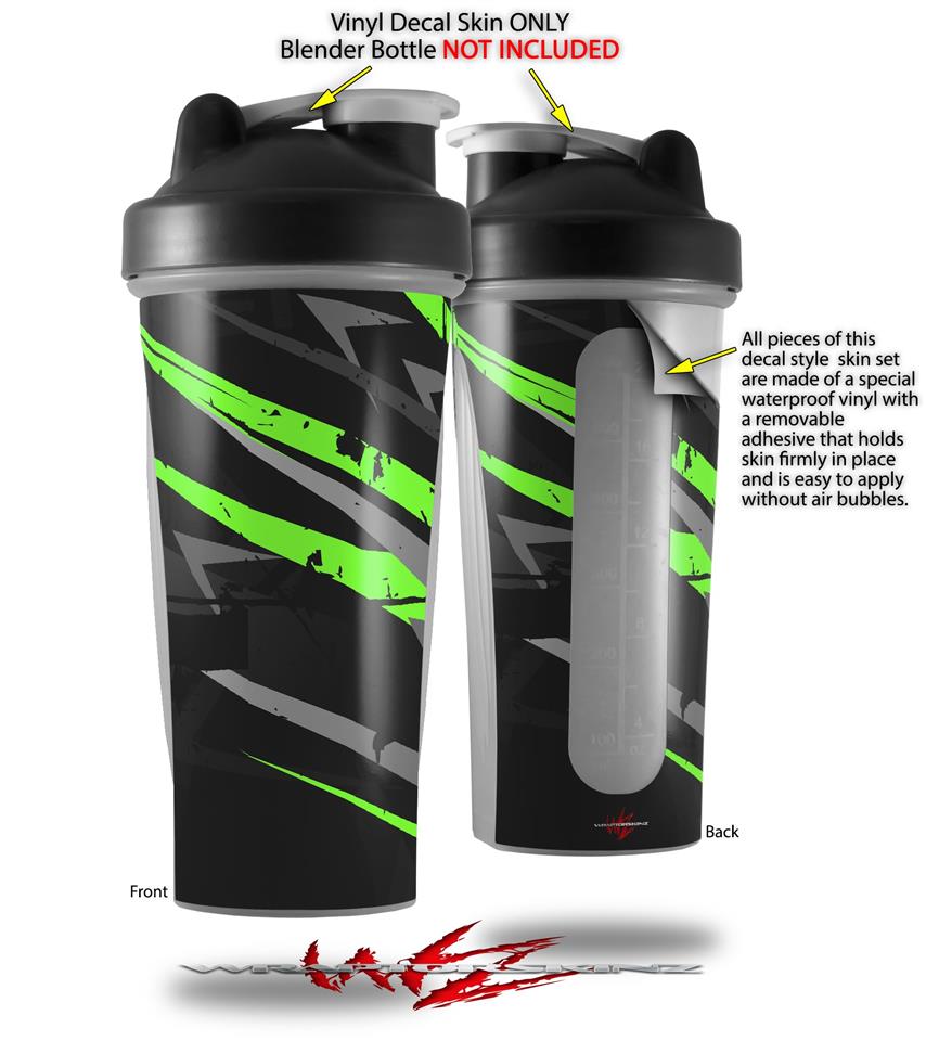 Blender Bottle - 28oz Skins Baja 0014 Neon Green