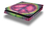 Vinyl Decal Skin Wrap compatible with Sony PlayStation 4 Slim Console Tie Dye Peace Sign 103 (PS4 NOT INCLUDED)