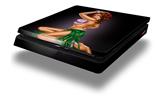 Vinyl Decal Skin Wrap compatible with Sony PlayStation 4 Slim Console Hula Girl Pin Up (PS4 NOT INCLUDED)