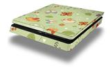 Vinyl Decal Skin Wrap compatible with Sony PlayStation 4 Slim Console Birds Butterflies and Flowers (PS4 NOT INCLUDED)