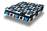 Vinyl Decal Skin Wrap compatible with Sony PlayStation 4 Slim Console Hearts And Stars Blue (PS4 NOT INCLUDED)