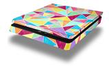 Vinyl Decal Skin Wrap compatible with Sony PlayStation 4 Slim Console Brushed Geometric (PS4 NOT INCLUDED)