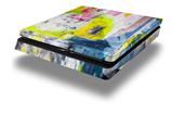 Vinyl Decal Skin Wrap compatible with Sony PlayStation 4 Slim Console Graffiti Graphic (PS4 NOT INCLUDED)