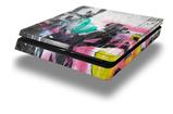 Vinyl Decal Skin Wrap compatible with Sony PlayStation 4 Slim Console Graffiti Grunge (PS4 NOT INCLUDED)