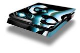 Vinyl Decal Skin Wrap compatible with Sony PlayStation 4 Slim Console Metal (PS4 NOT INCLUDED)