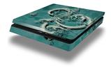 Vinyl Decal Skin Wrap compatible with Sony PlayStation 4 Slim Console New Fish (PS4 NOT INCLUDED)
