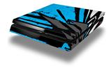 Vinyl Decal Skin Wrap compatible with Sony PlayStation 4 Slim Console Baja 0040 Blue Medium (PS4 NOT INCLUDED)