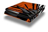 Vinyl Decal Skin Wrap compatible with Sony PlayStation 4 Slim Console Baja 0040 Orange Burnt (PS4 NOT INCLUDED)