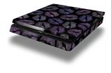 Vinyl Decal Skin Wrap compatible with Sony PlayStation 4 Slim Console Purple And Black Lips (PS4 NOT INCLUDED)