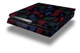 Vinyl Decal Skin Wrap compatible with Sony PlayStation 4 Slim Console Floating Coral Black (PS4 NOT INCLUDED)
