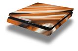 Vinyl Decal Skin Wrap compatible with Sony PlayStation 4 Slim Console Paint Blend Orange (PS4 NOT INCLUDED)