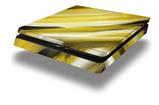 Vinyl Decal Skin Wrap compatible with Sony PlayStation 4 Slim Console Paint Blend Yellow (PS4 NOT INCLUDED)