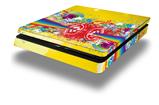 Vinyl Decal Skin Wrap compatible with Sony PlayStation 4 Slim Console Rainbow Music (PS4 NOT INCLUDED)