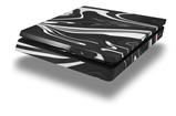 Vinyl Decal Skin Wrap compatible with Sony PlayStation 4 Slim Console Black Marble (PS4 NOT INCLUDED)