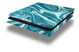 Vinyl Decal Skin Wrap compatible with Sony PlayStation 4 Slim Console Blue Marble (PS4 NOT INCLUDED)