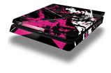 Vinyl Decal Skin Wrap compatible with Sony PlayStation 4 Slim Console Baja 0003 Hot Pink (PS4 NOT INCLUDED)