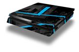 Vinyl Decal Skin Wrap compatible with Sony PlayStation 4 Slim Console Baja 0004 Blue Medium (PS4 NOT INCLUDED)