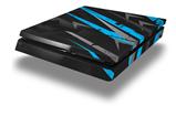 Vinyl Decal Skin Wrap compatible with Sony PlayStation 4 Slim Console Baja 0014 Blue Medium (PS4 NOT INCLUDED)
