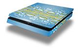 Vinyl Decal Skin Wrap compatible with Sony PlayStation 4 Slim Console Organic Bubbles (PS4 NOT INCLUDED)