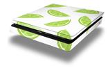 Vinyl Decal Skin Wrap compatible with Sony PlayStation 4 Slim Console Limes (PS4 NOT INCLUDED)
