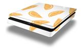 Vinyl Decal Skin Wrap compatible with Sony PlayStation 4 Slim Console Oranges (PS4 NOT INCLUDED)