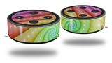 Skin Wrap Decal Set 2 Pack for Amazon Echo Dot 2 - Constipation (2nd Generation ONLY - Echo NOT INCLUDED)
