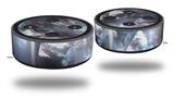 Skin Wrap Decal Set 2 Pack for Amazon Echo Dot 2 - Coral Tesseract (2nd Generation ONLY - Echo NOT INCLUDED)