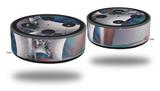 Skin Wrap Decal Set 2 Pack for Amazon Echo Dot 2 - Construction (2nd Generation ONLY - Echo NOT INCLUDED)
