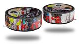 Skin Wrap Decal Set 2 Pack for Amazon Echo Dot 2 - Abstract Graffiti (2nd Generation ONLY - Echo NOT INCLUDED)