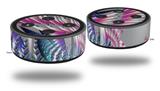 Skin Wrap Decal Set 2 Pack for Amazon Echo Dot 2 - Fan (2nd Generation ONLY - Echo NOT INCLUDED)